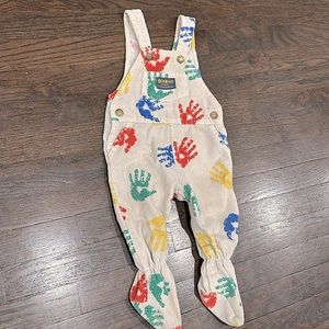 VINTAGE OSHKOSH CORDEROY ROMPER FOOTED